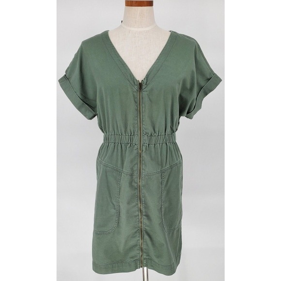 Universal Thread Dresses & Skirts - Universal Thread Womens Small Green Full Zip Utility Dress New With Tags‎